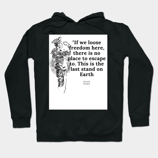 Reagan Last Stand Hoodie by Conserva Tee 